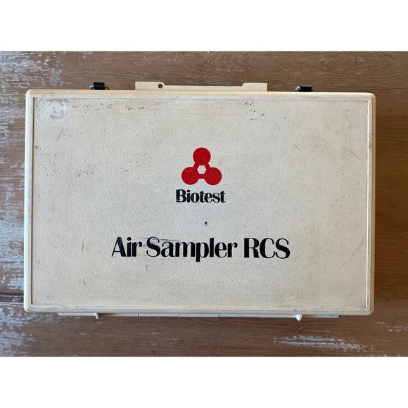 Biotest Hycon Air Sampler RCS 940015 Analog w/ Impeller Drum, Blade & Case - Picture 3 of 6